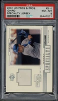 2001 UD Pros Prospects S-I Ichiro Mariners PSA 8 NM-MINT RC Specialty Jersey