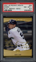 2001 UD Rookie Update #39 Ichiro Mariners PSA 8.5 NM-MINT+ RC 24/100 GOLD ROY Bonus