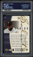 2001 UD Rookie Update #39 Ichiro Mariners PSA 8.5 NM-MINT+ RC 24/100 GOLD ROY Bonus