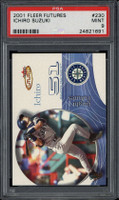 2001 Fleer Futures #230 Ichiro Mariners PSA 9 MINT RC 703/2499