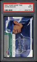 2001 Fleer Game Time #91 Ichiro Mariners PSA 9 MINT RC 1383/2000 Next Game