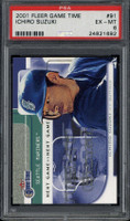 2001 Fleer Game Time #91 Ichiro Mariners PSA 6 EX-MINT RC 1551/2000 Next Game