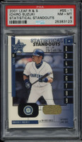 2001 Leaf Rookie Stars SS-1 Ichiro Mariners PSA 8 NM-MINT RC Statistical Standouts GU