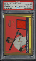 2016 Topps Heritage #1 Ichiro Mariners PSA 10 GEM MINT Clubhouse Collection GOLD /99