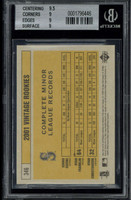 2001 UD Vintage #346 Ichiro Mariners BGS 9 MINT RC ID: 517822