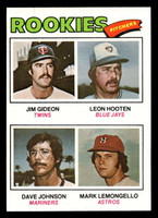 1977 Topps #478 Jim Gideon/Leon Hooten/Dave Johnson/Mark Lemongello Rookie Pitchers Near Mint RC Rookie  ID: 517836