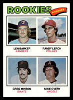1977 Topps #489 Len Barker/Randy Lerch/Greg Minton/Mike Overy Rookie Pitchers Near Mint RC Rookie  ID: 517879