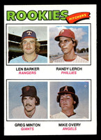 1977 Topps #489 Len Barker/Randy Lerch/Greg Minton/Mike Overy Rookie Pitchers Near Mint RC Rookie  ID: 517880