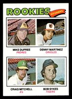 1977 Topps #491 Mike Dupree/Dennis Martinez/Craig Mitchell/Bob Sykes Rookie Pitchers Near Mint RC Rookie  ID: 517889
