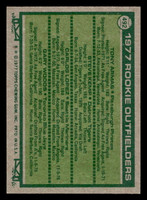 1977 Topps #492 Tony Armas/Steve Kemp/Carlos Lopez/Gary Woods Rookie Outfielders T Near Mint RC Rookie  ID: 517892