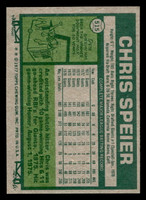 1977 Topps #515 Chris Speier Near Mint+  ID: 517985