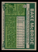 1977 Topps #516 Bake McBride Near Mint 