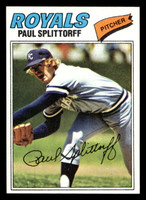 1977 Topps #534 Paul Splittorff Near Mint+  ID: 518050