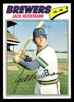 1977 Topps #553 Jack Heidemann Ex-Mint  ID: 518124