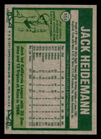 1977 Topps #553 Jack Heidemann Ex-Mint  ID: 518125