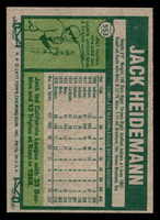 1977 Topps #553 Jack Heidemann Near Mint  ID: 518126