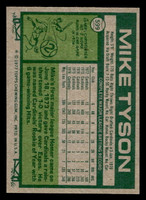 1977 Topps #599 Mike Tyson Near Mint+  ID: 518297