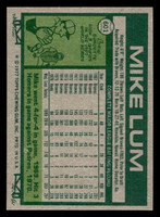 1977 Topps #601 Mike Lum Near Mint  ID: 518302