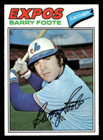 1977 Topps #612 Barry Foote Near Mint  ID: 518347