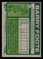 1977 Topps #612 Barry Foote Near Mint  ID: 518348