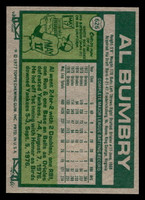 1977 Topps #626 Al Bumbry Near Mint+  ID: 518401
