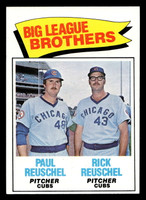1977 Topps #634 Paul Reuschel/Rick Reuschel Big League Brothers UER Near Mint  ID: 518431