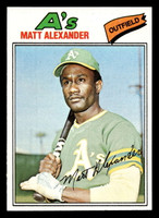 1977 Topps #644 Matt Alexander Near Mint+  ID: 518468