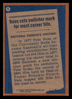 1978 Topps #5 Pete Rose RB Excellent+  ID: 518548
