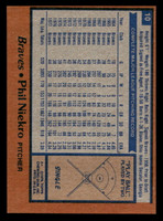 1978 Topps #10 Phil Niekro Near Mint  ID: 518570