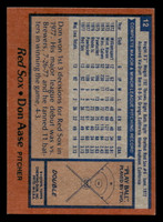 1978 Topps #12 Don Aase Near Mint  ID: 518579