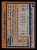 1978 Topps #13 Art Howe Near Mint RC Rookie  ID: 518580