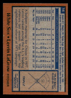 1978 Topps #14 Lerrin LaGrow Near Mint  ID: 518586
