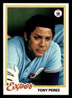 1978 Topps #15 Tony Perez DP Near Mint+  ID: 518590