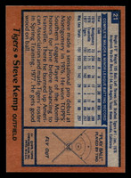 1978 Topps #21 Steve Kemp Near Mint  ID: 518613