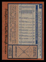 1978 Topps #22 Charlie Hough Near Mint+  ID: 518617