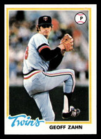 1978 Topps #27 Geoff Zahn Near Mint  ID: 518638