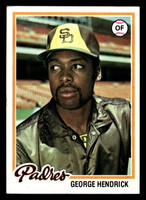 1978 Topps #30 George Hendrick Ex-Mint  ID: 518648