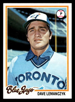 1978 Topps #33 Dave Lemanczyk Ex-Mint  ID: 518660