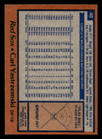 1978 Topps #40 Carl Yastrzemski Near Mint+  ID: 518685
