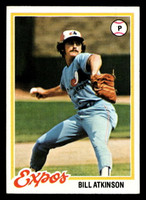 1978 Topps #43 Bill Atkinson Ex-Mint RC Rookie  ID: 518696