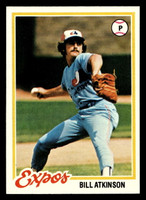 1978 Topps #43 Bill Atkinson Near Mint RC Rookie  ID: 518697
