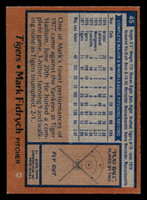1978 Topps #45 Mark Fidrych Near Mint  ID: 518704