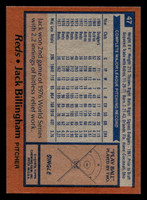 1978 Topps #47 Jack Billingham Ex-Mint  ID: 518712