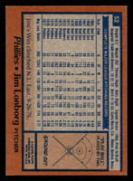 1978 Topps #52 Jim Lonborg Ex-Mint  ID: 518734