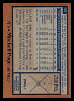 1978 Topps #55 Mitchell Page Near Mint RC Rookie  ID: 518744