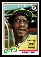 1978 Topps #55 Mitchell Page Near Mint RC Rookie  ID: 518748