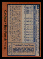 1978 Topps #58 Bob Forsch Near Mint  ID: 518759