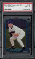 2000 Bowman Chrome #319 Lyle Overbay Diamondbacks PSA 9 Mint RC
