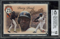 2001 Fleer Home Run Kings Jumbo Barry Bonds Giants BCCG 10 Mint 1239/2500