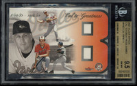 2001 Fleer Cal to Greatness Jumbo Cal Ripken Jr. Orioles BGS 9.5 Gem Mint 710/2632